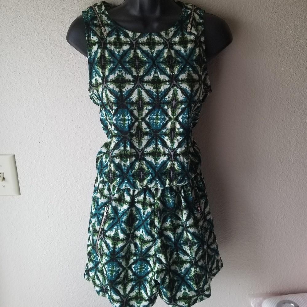 Green 1pcs Jumpsuit